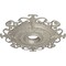 Ekena Millwork Orleans Ceiling Medallion (Fits Canopies up to 8 1/4"), 38 3/8"OD x 6 5/8"ID x 2 7/8"P, Pearl White CM38OLPWS - alternate 3